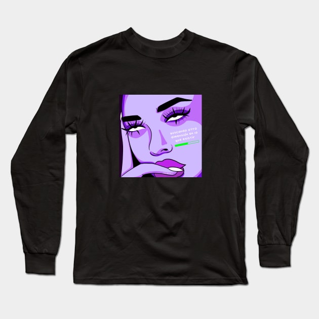 Another dimension Long Sleeve T-Shirt by Candessilk